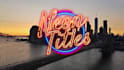 create neon glass animation text