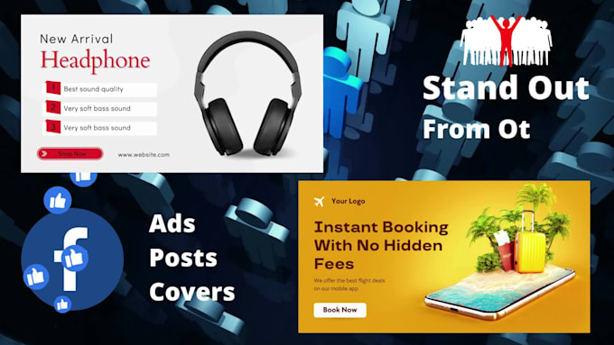 design social media graphics for instagram, facebook posts