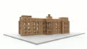 render wood scale model, maquette, conceptual model of your object
