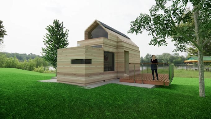 do 3d architectural rendering by sketchup enscape