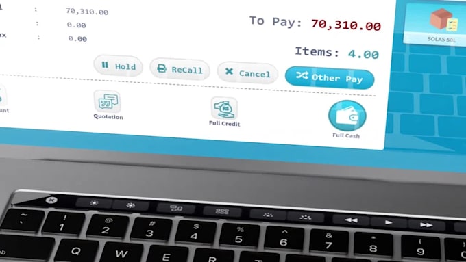 provide point of sale with stock, inventory, hrm, CRM, and barcode features