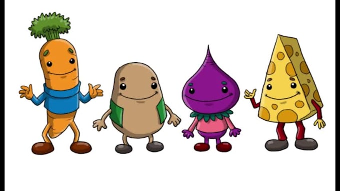 draw cartoon character illustrations