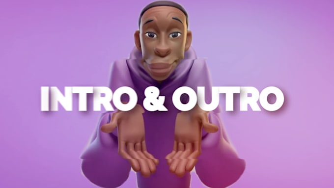 create a youtube intro and outro video
