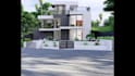 design modern exterior, 3d modeling and rendering