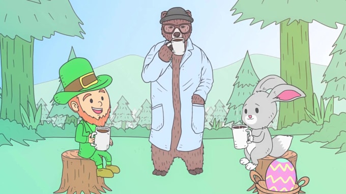 create awesome 2d animation cartoon
