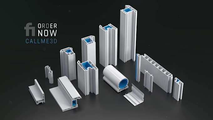 create realistic 3d upvc windows and doors animation