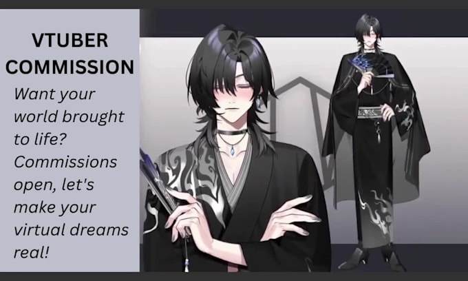 design rig custom live2d anime vtuber avatar models for streaming face tracking