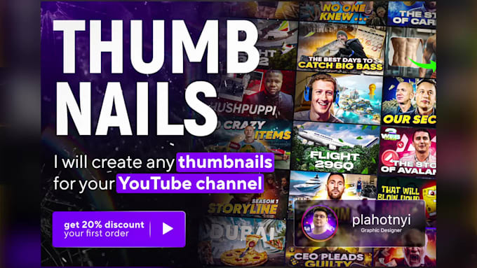 design amazing youtube thumbnails