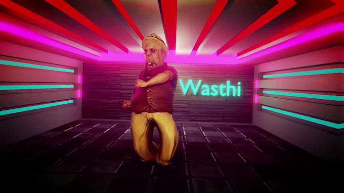 create 3d animated music dance video for your music