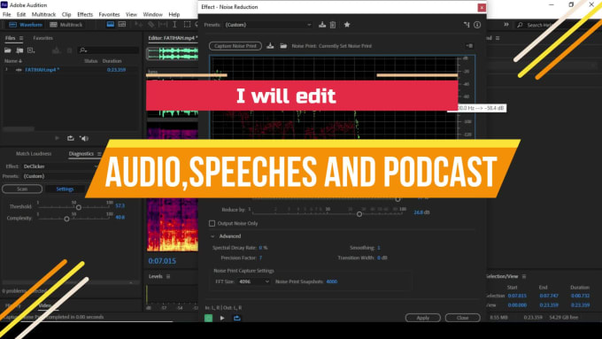 Audio Speeches Editing