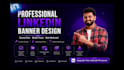design a linkedin banner and personal profile branding