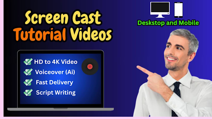 create clean screencast videos for tutorials or demos