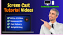 create clean screencast videos for tutorials or demos