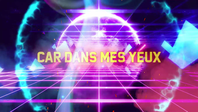 create motion animated musical lyric video