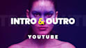 create a cinematic podcast intro and youtube intro outro video
