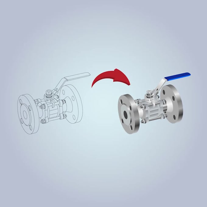 do 2d drawing, 3d modeling industrial parts and product design