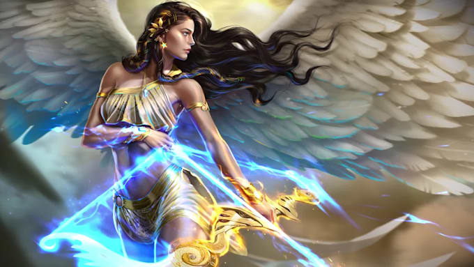 draw cover art, fantasy character, landscape, dnd and no ai
