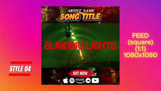 create awesome music video promos for instagram