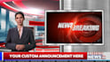 create professionnel ai spokesperson breaking news video