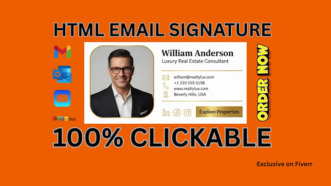 create an HTML email signature for apple mail
