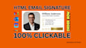 create an HTML email signature for apple mail