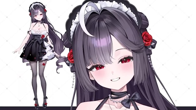 design and rig live2d model, 2d vtuber model, vtuber rigging, live 2d model