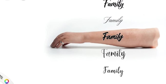 create a tattoo lettering design for you