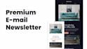design a professional HTML email template or newsletter