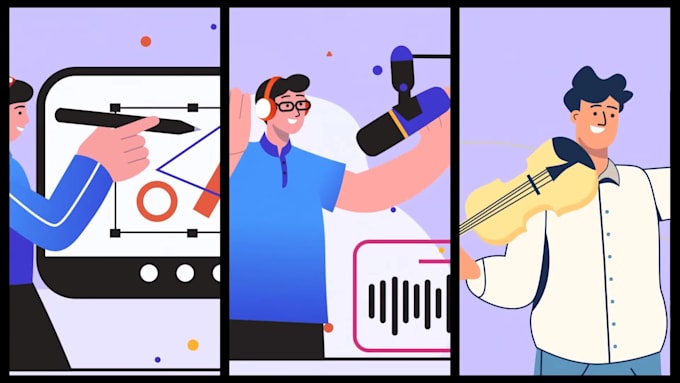 Review! I will create 2d animated explainer video in 24h  for $35