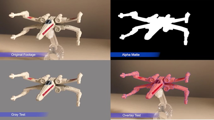 rotoscoping, keying, wire removal professionally