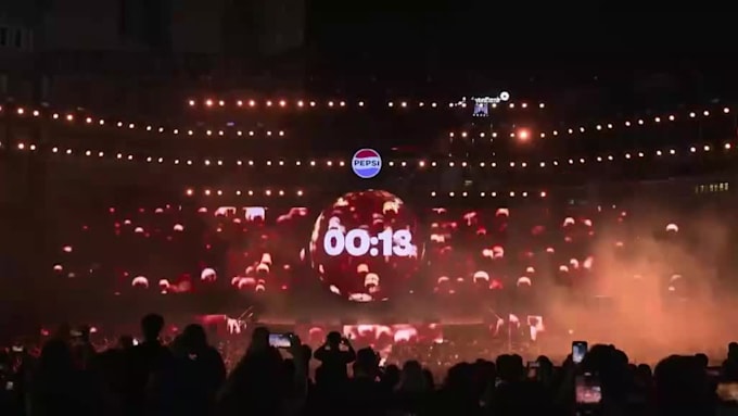 create led screen motion graphics for billboard animation and concert show
