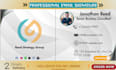 design clickable HTML animated email signature for business
