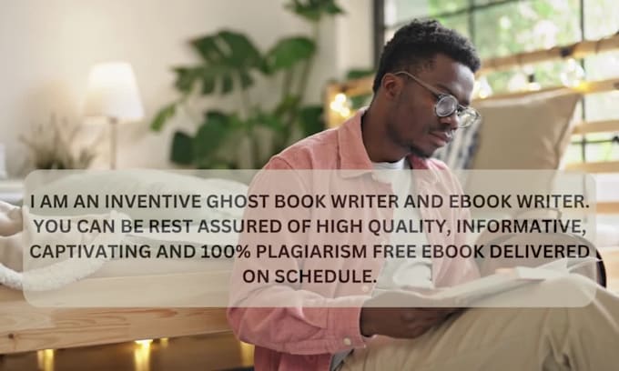 be fiction and nonfiction ebook writer and do kindle book ghostwriting