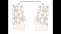 do embroidery and print artwork on sewing pattern for digitizing