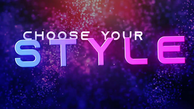 create an custom logo intro animation for youtube