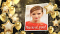 create golden happy birthday wishes