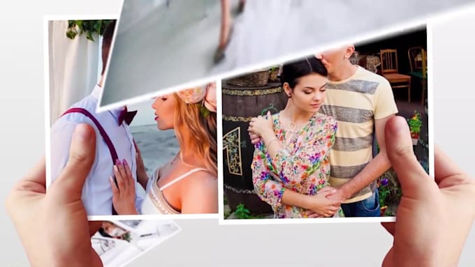 make this hand photo slideshow pack with 100 images