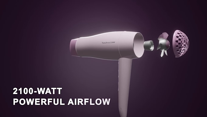 create a high quality 3d product animation