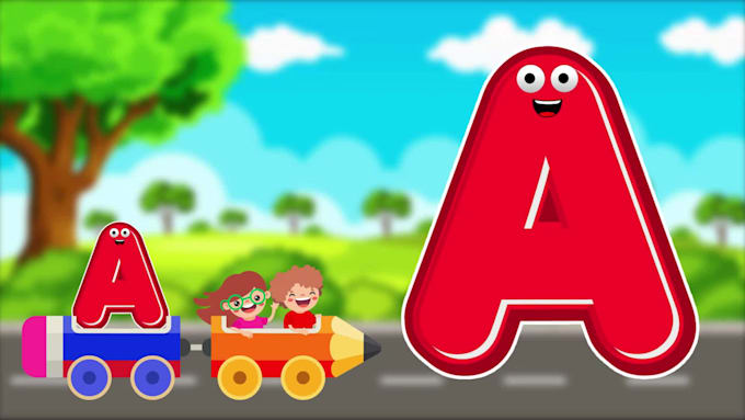 create kids learning videos