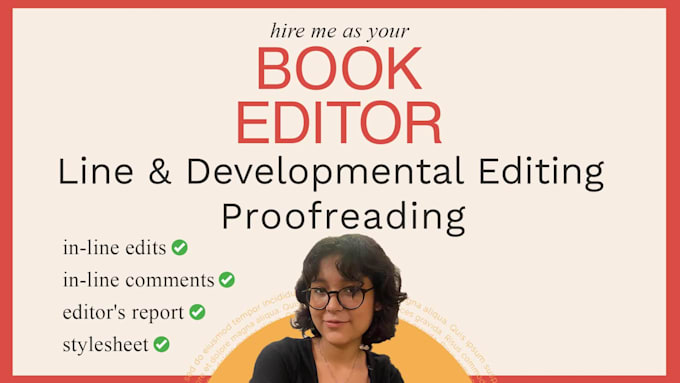 professionally line edit and proofread your fiction or non fiction book