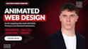 design a modern, responsive and animated website with gsap, 3d elements
