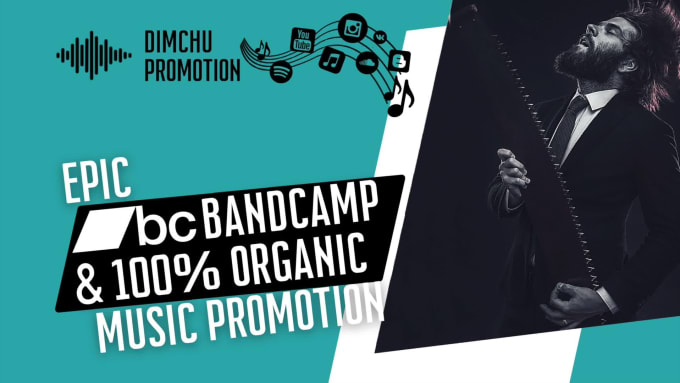 Hire a freelancer to bandcamp promo and organic music promotion
