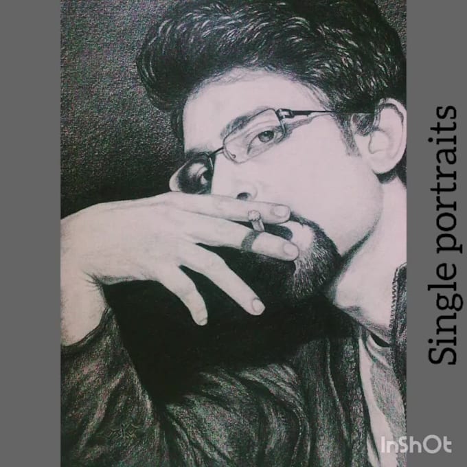 make pencil portraits for you