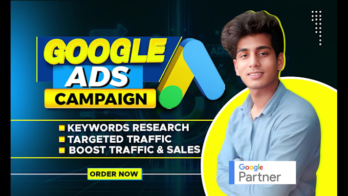 setup and manage google ads adwords PPC campaigns for sales