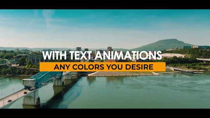professionally do title, text kinetic typography animation