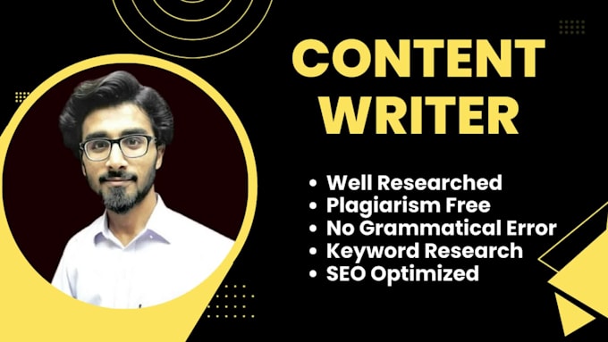 be your freelance content writer, SEO blog and article writer