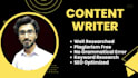 be your freelance content writer, SEO blog and article writer