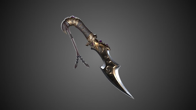 make game ready low poly 3d model, assets, props for your videogame