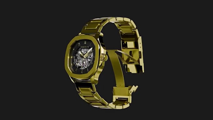 3d assembly wristwatch animation 3d jewelry cad design 3d watch ...