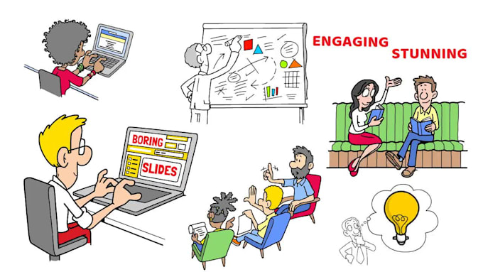 create a whiteboard animation 2d explainer video